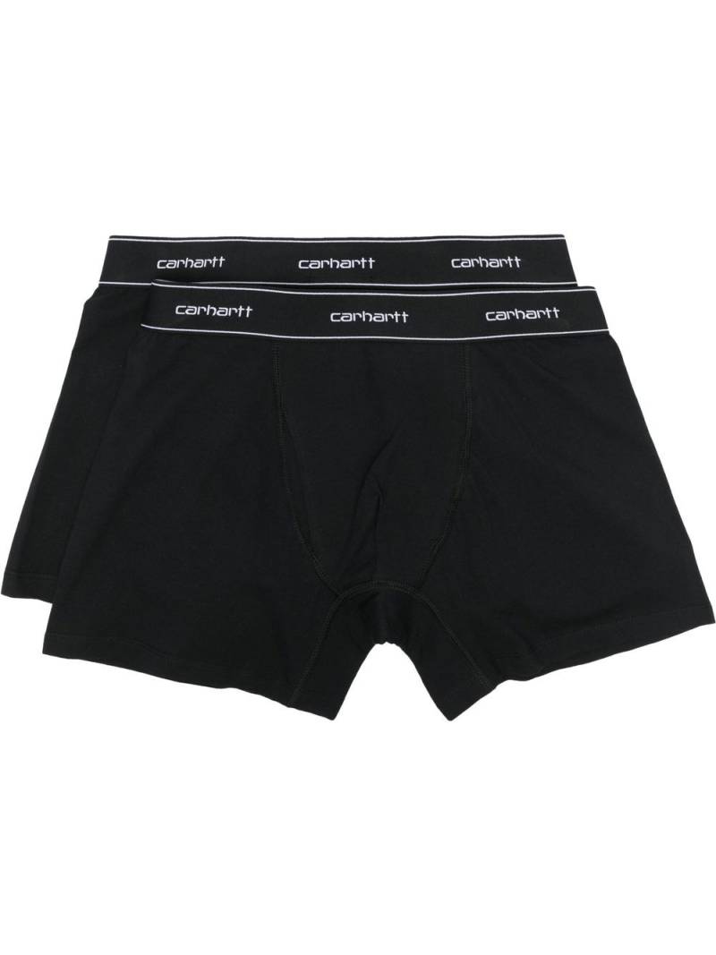 Carhartt WIP two-pack logo-print waistband boxers - Black von Carhartt WIP