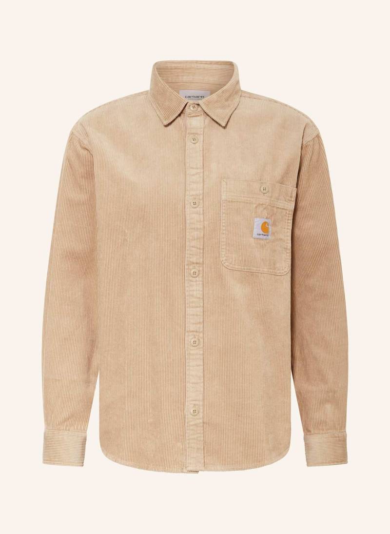 Carhartt Wip Cord-Overshirt Flint braun von Carhartt WIP