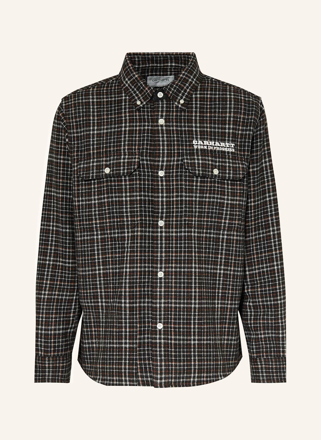 Carhartt Wip Flanell-Overjacket schwarz Carhartt Wip Flanell-Overjacket schwarz von Carhartt WIP