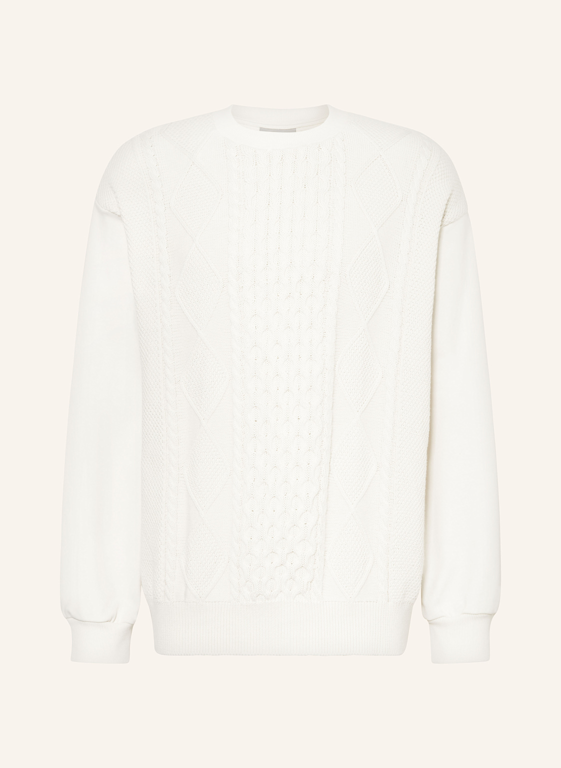 Carhartt Wip Sweatshirt Tridon Im Materialmix weiss von Carhartt WIP