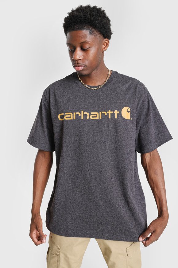 Carhartt Workwear Logo Graphic Oversize T-Shirt | Carbon Heather | Herren  | L von Carhartt Workwear