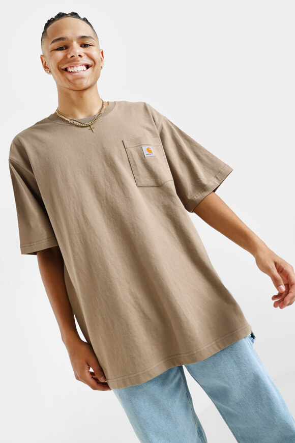 Carhartt Workwear Pocket Oversize T-Shirt | Desert | Herren  | XS von Carhartt Workwear