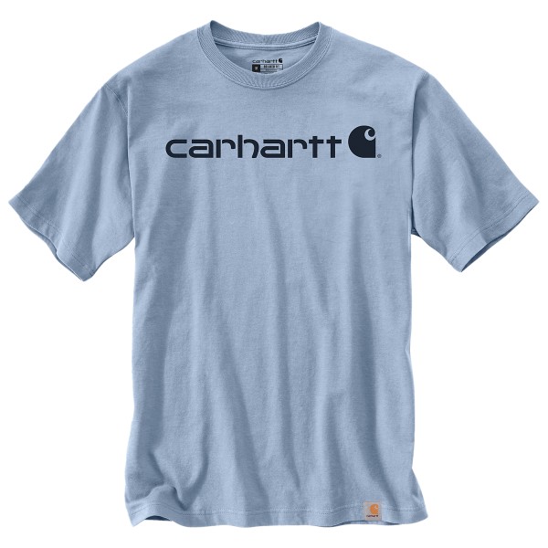 Carhartt - Core Logo S/S - T-Shirt Gr L;M;S;XL;XS;XXL blau;grau;schwarz von Carhartt