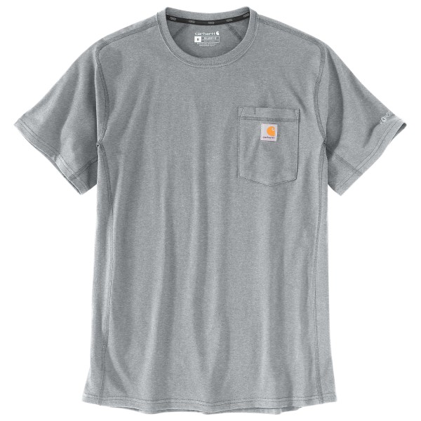 Carhartt - Force Pocket S/S T-Shirt - T-Shirt Gr L grau von Carhartt