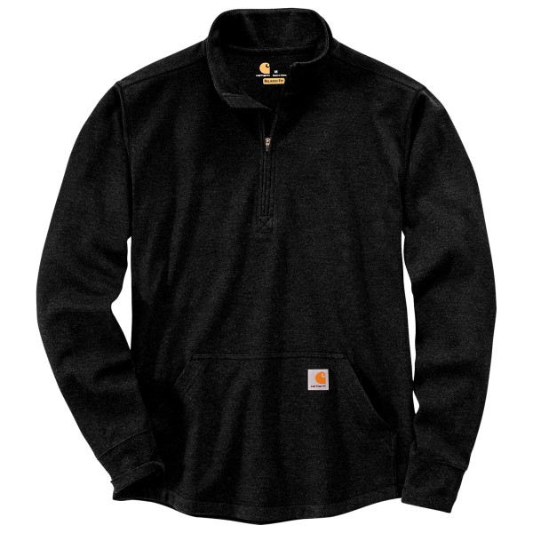 Carhartt - Heavyweight Half Zip Thermal L/S T-Shirt - Pullover Gr L schwarz von Carhartt