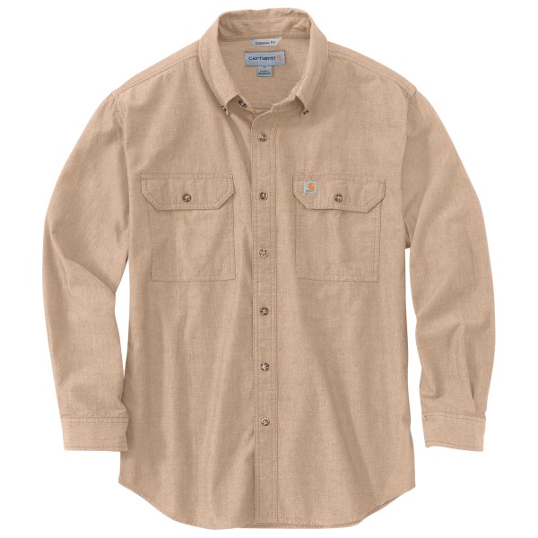 Carhartt - Loose Chambray L/S Shirt - Hemd Gr L beige von Carhartt