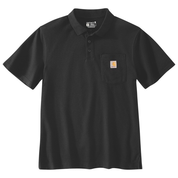 Carhartt - Midweight S/S Pocket Polo - Polo-Shirt Gr L schwarz von Carhartt