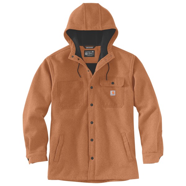 Carhartt - Rain Defender Heavyweight Hooded Shirt Jacket - Freizeitjacke Gr L;M;S;XL;XXL braun von Carhartt