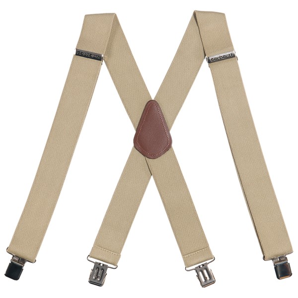 Carhartt - Rugged Flex Elastic Suspenders - Hosenträger Gr One Size beige von Carhartt