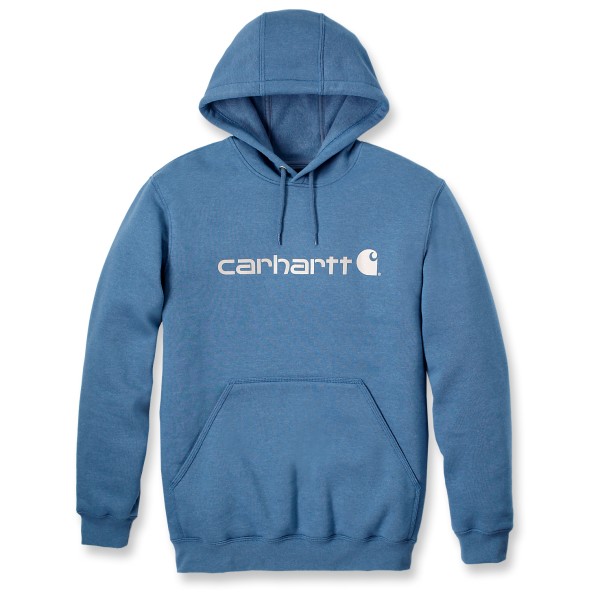 Carhartt - Signature Logo Sweatshirt Cotton - Hoodie Gr XS blau von Carhartt