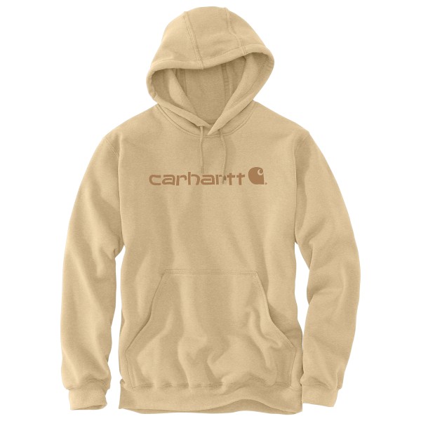 Carhartt - Signature Logo Sweatshirt - Hoodie Gr L beige von Carhartt