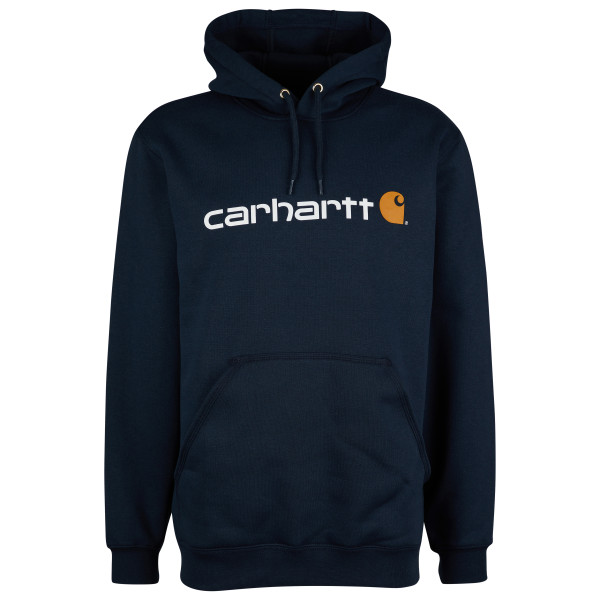 Carhartt - Signature Logo Sweatshirt - Hoodie Gr L blau von Carhartt