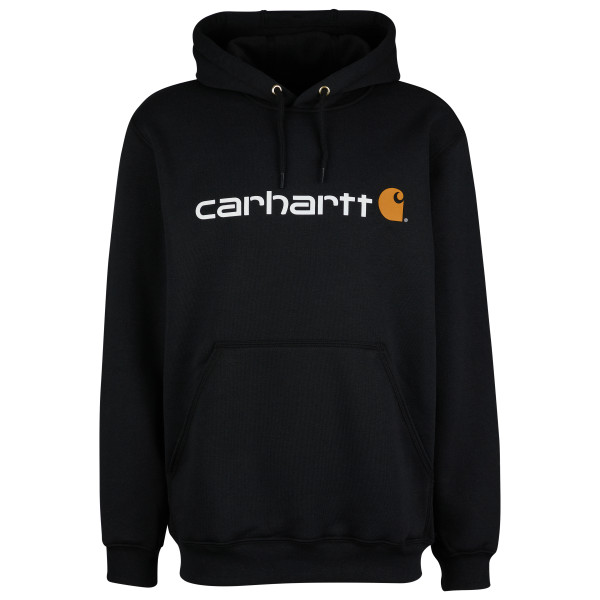 Carhartt - Signature Logo Sweatshirt - Hoodie Gr XS schwarz von Carhartt