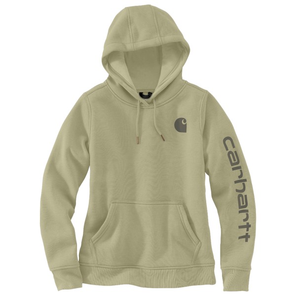 Carhartt - Women's Logo Sleeve Graphic - Hoodie Gr M oliv von Carhartt