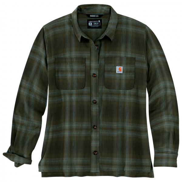 Carhartt - Women's Midweight Flannel L/S Plaid Shirt - Hemd Gr L;M;S;XL;XS braun von Carhartt