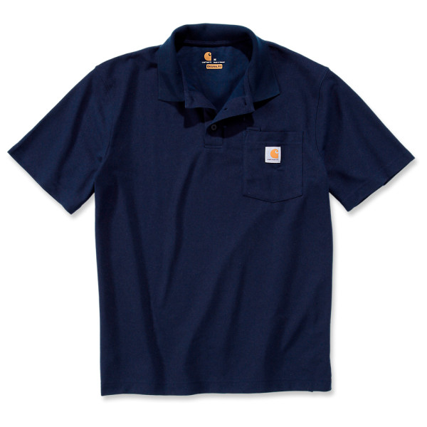 Carhartt - Work Pocket Polo S/S - Polo-Shirt Gr L;M;S;XL;XS blau;schwarz von Carhartt