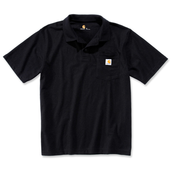 Carhartt - Work Pocket Polo S/S - Polo-Shirt Gr XS schwarz von Carhartt