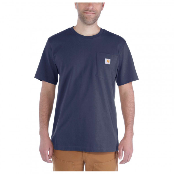 Carhartt - Workw Pocket S/S - T-Shirt Gr L blau von Carhartt