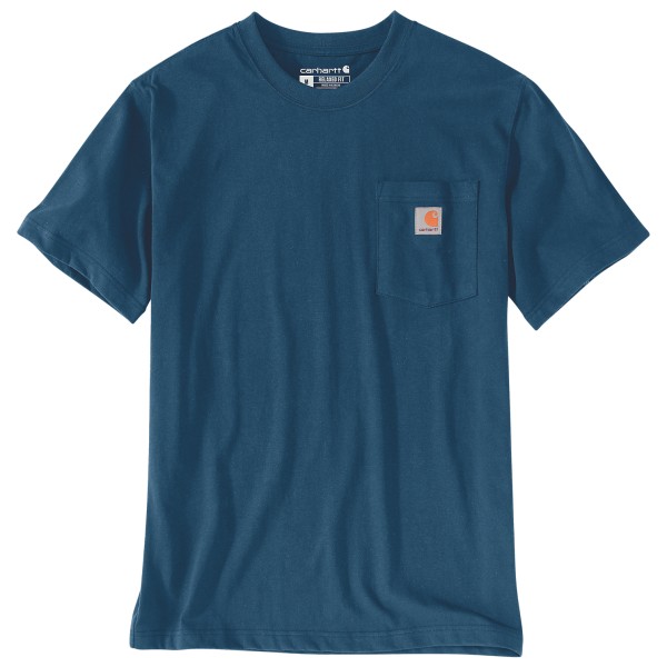 Carhartt - Workw Pocket S/S - T-Shirt Gr L blau von Carhartt