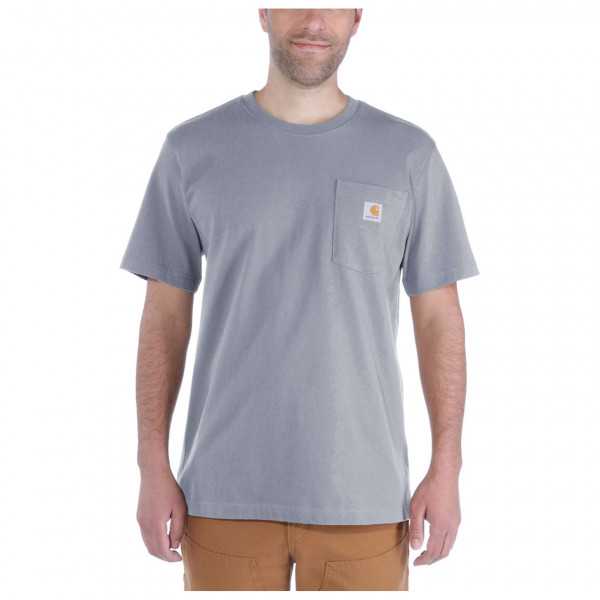 Carhartt - Workw Pocket S/S - T-Shirt Gr L grau von Carhartt