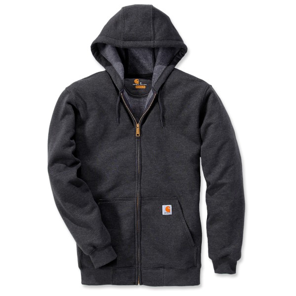 Carhartt - Zip Hooded Sweatshirt - Hoodie Gr M grau/schwarz von Carhartt