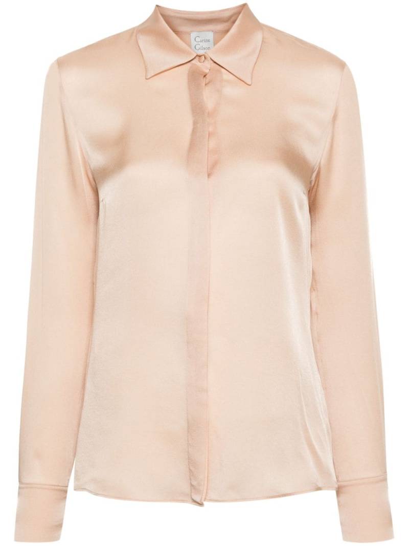 Carine Gilson longsleeved silk shirt - Neutrals von Carine Gilson