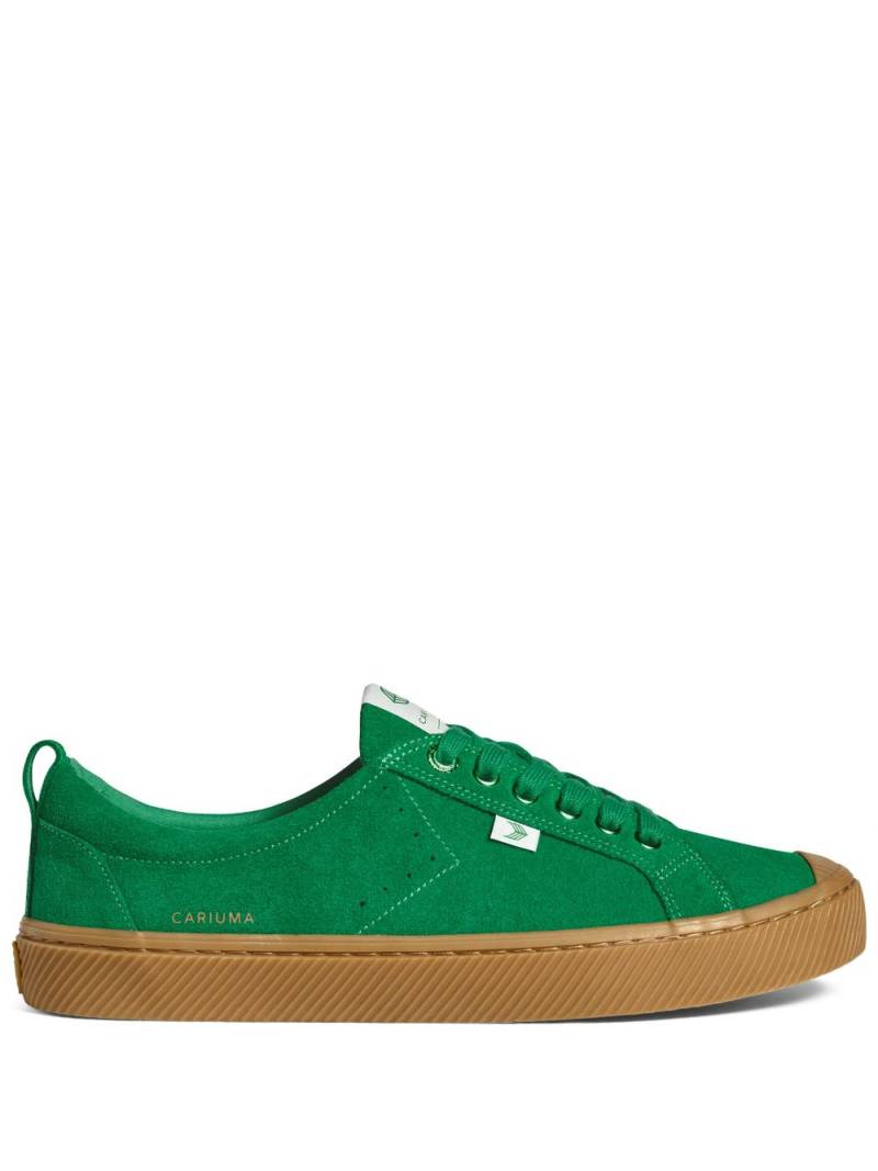 Cariuma Oca Low suede lace-up sneakers - Green von Cariuma