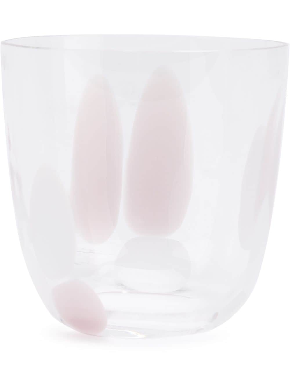 Carlo Moretti drip print glass - Pink von Carlo Moretti