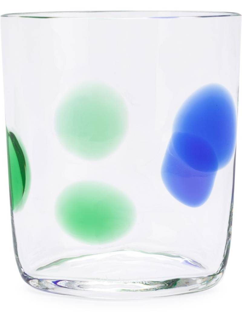 Carlo Moretti polka dot glass - Blue von Carlo Moretti