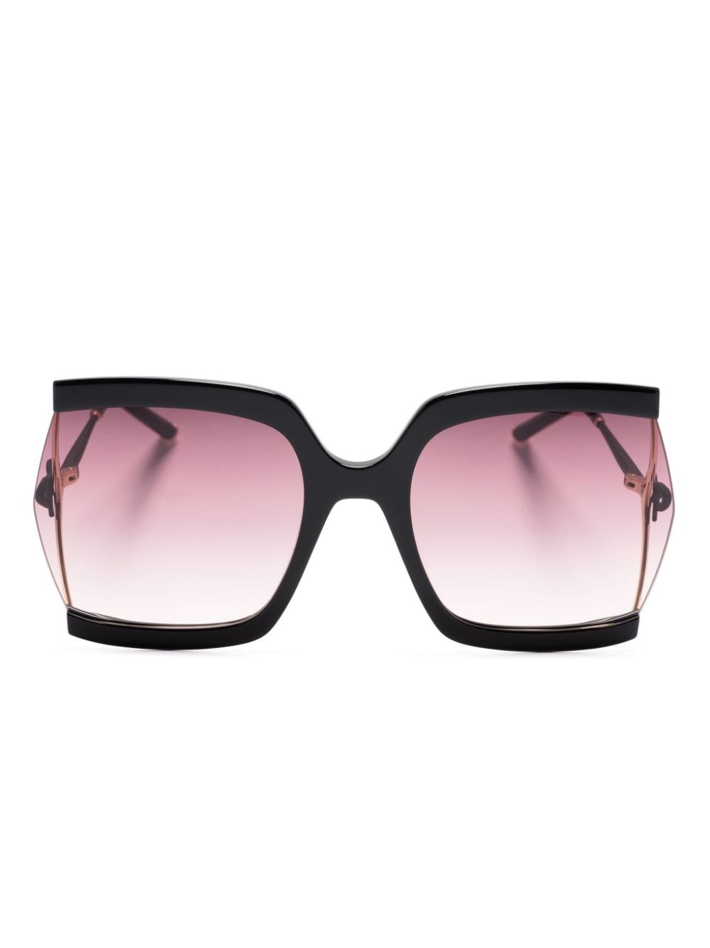 Carolina Herrera Her 0216 geometric-frame sunglasses - Black von Carolina Herrera