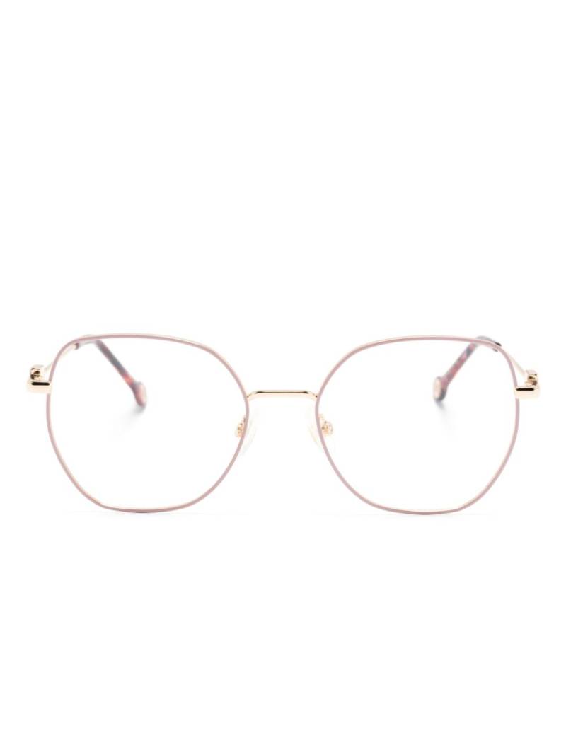 Carolina Herrera Her 0242 geometric-frame glasses - Pink von Carolina Herrera