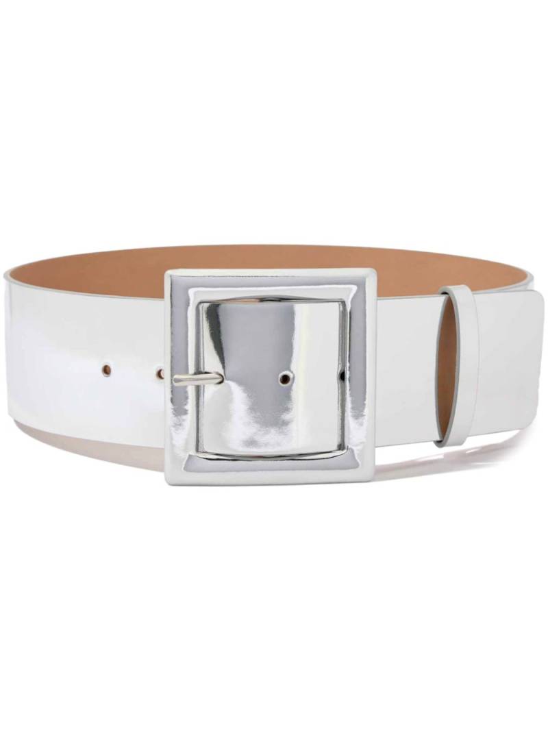 Carolina Herrera Spazzolato Icon belt - Silver von Carolina Herrera