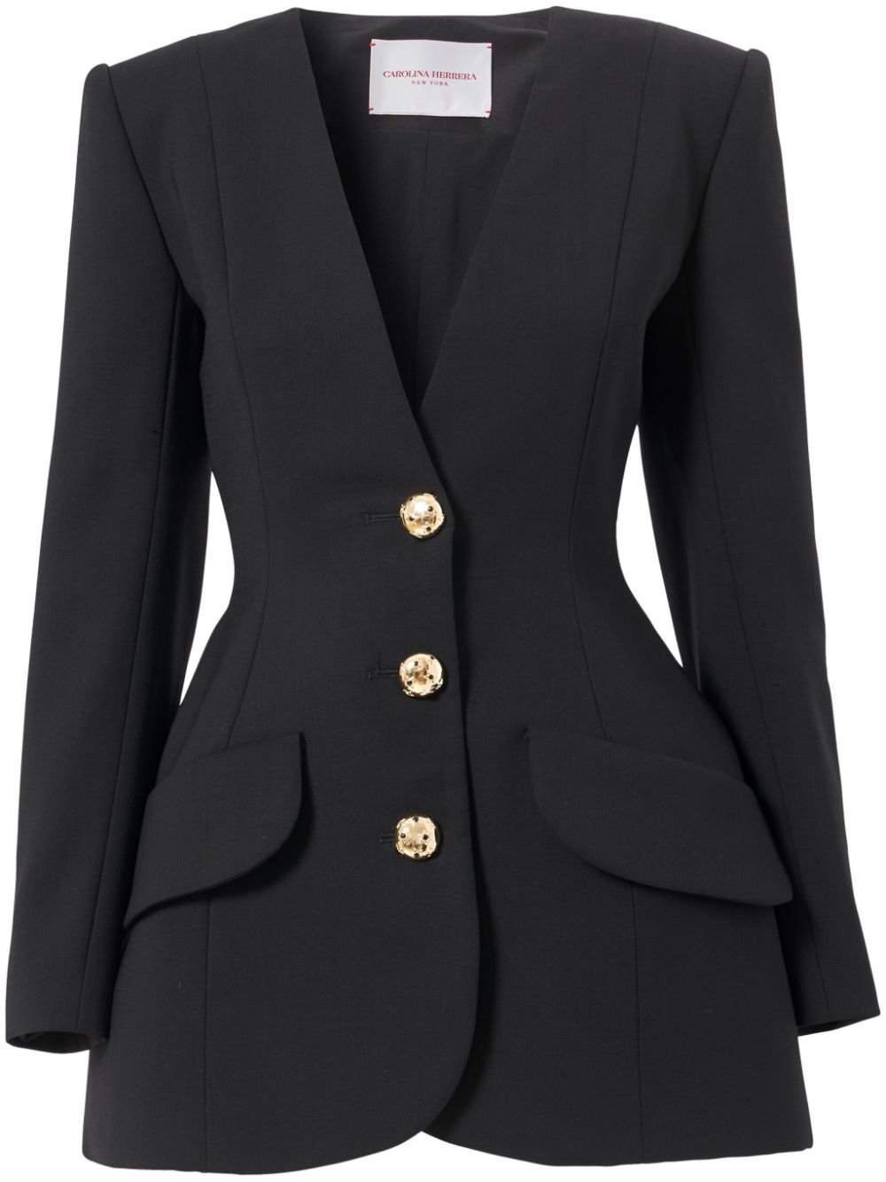 Carolina Herrera broad shoulder jacket - Black von Carolina Herrera