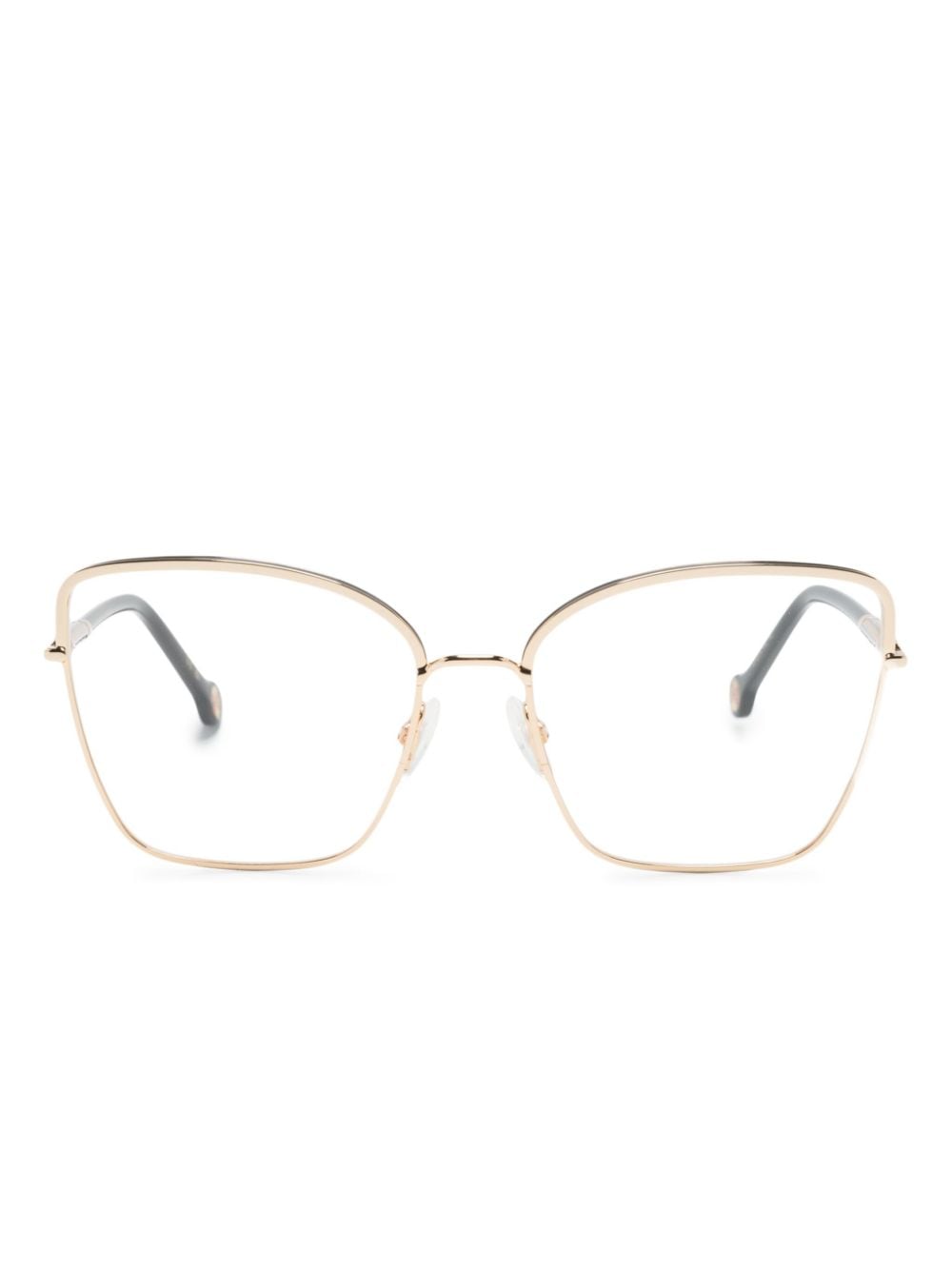 Carolina Herrera butterfly-frame glasses - Gold von Carolina Herrera