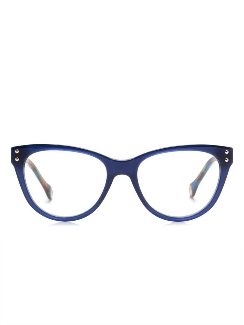 Carolina Herrera cat-eye frame glasses - Blue von Carolina Herrera