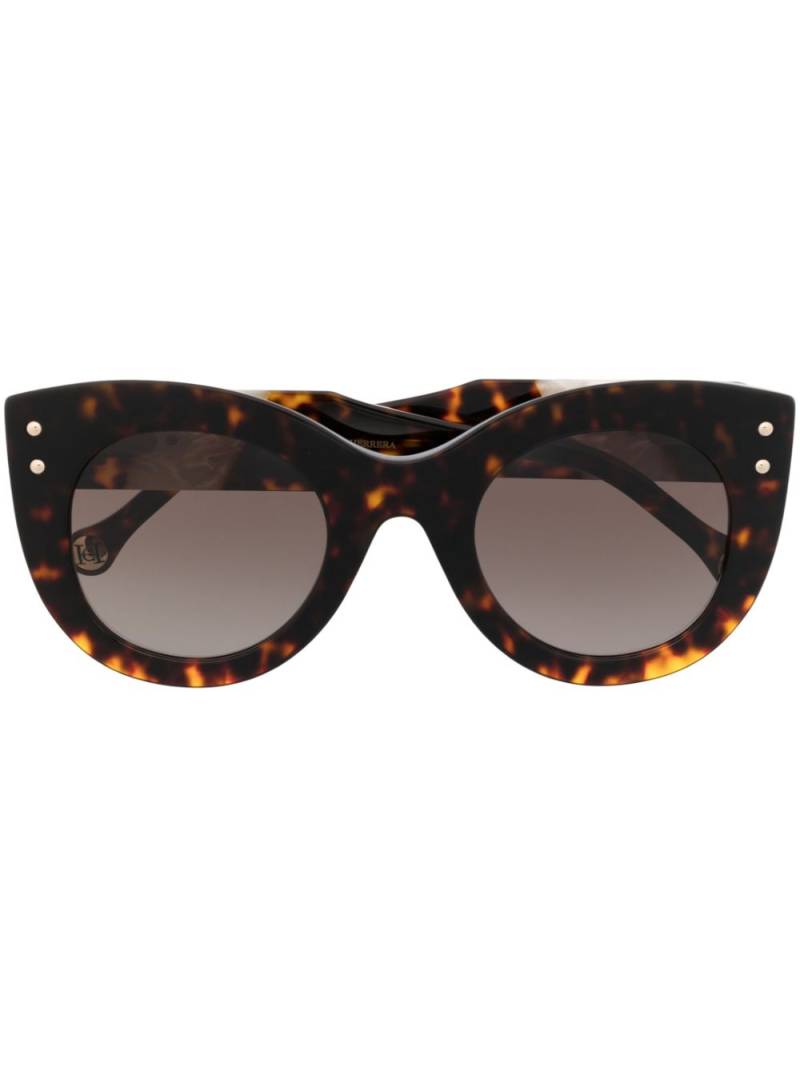 Carolina Herrera cat-eye frame sunglasses - Brown von Carolina Herrera