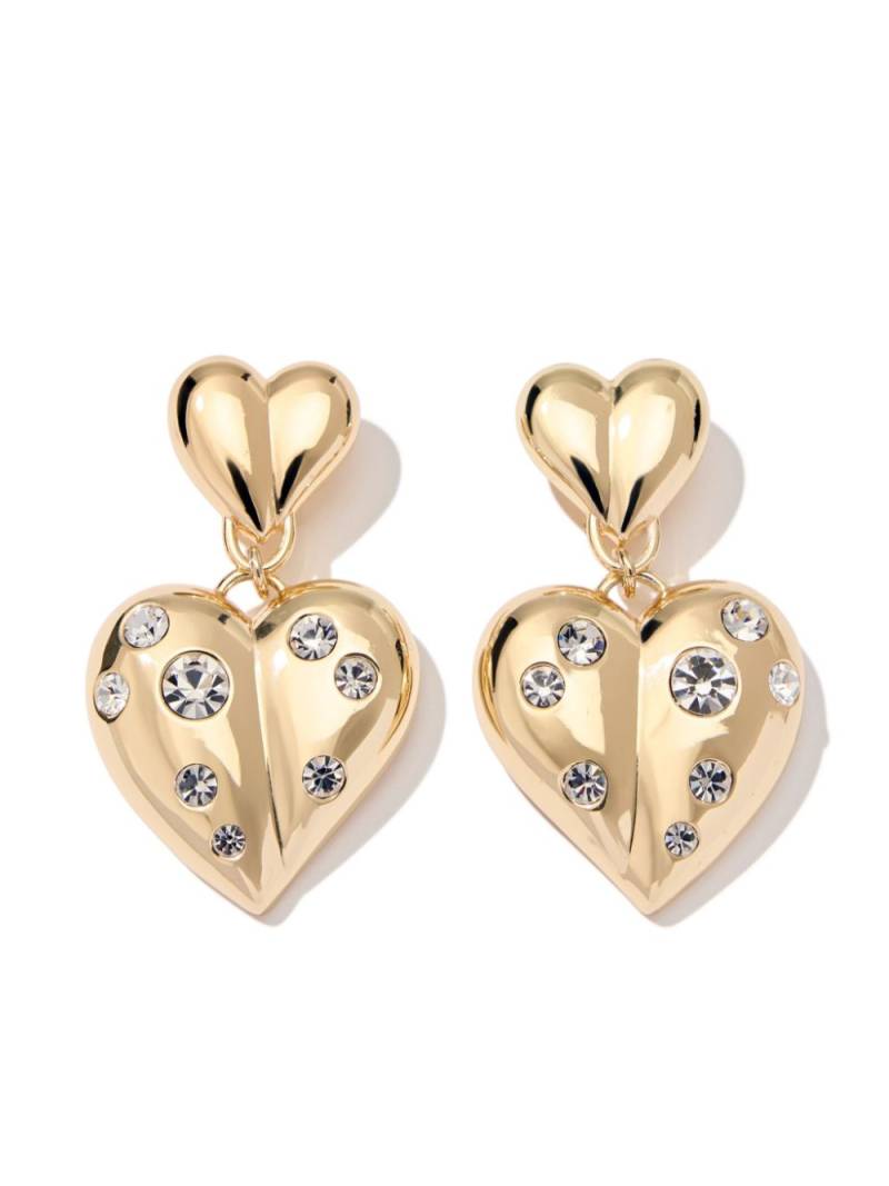 Carolina Herrera heart-shaped earrings - Gold von Carolina Herrera