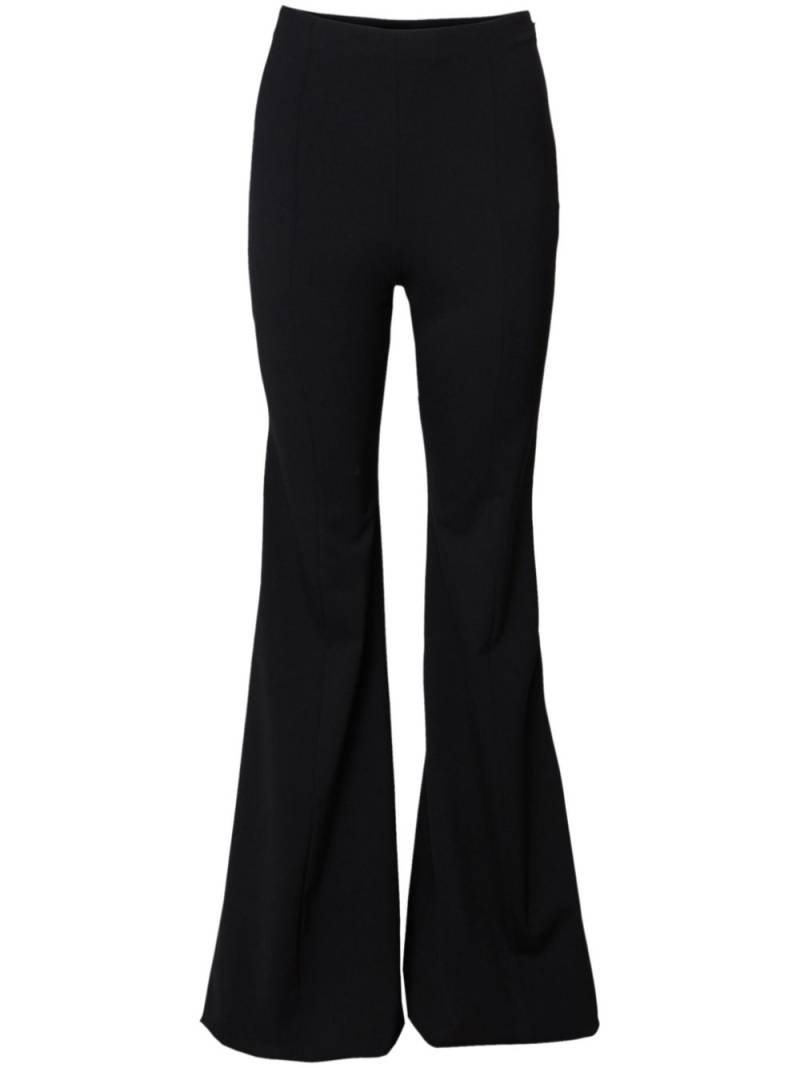 Carolina Herrera high-waist flared trousers - Black von Carolina Herrera