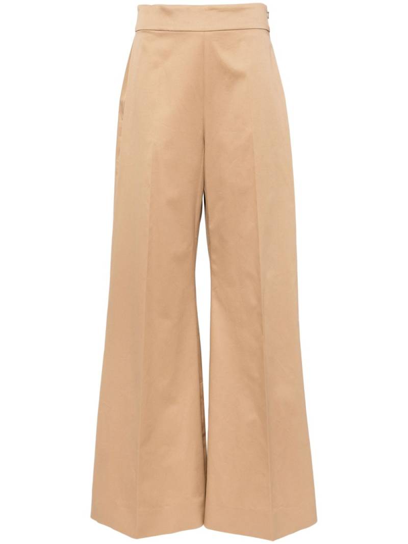 Carolina Herrera high-waist wide-leg trousers - Neutrals von Carolina Herrera