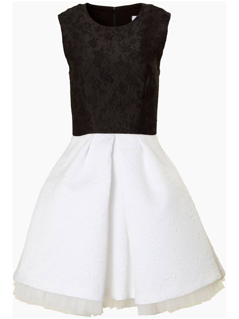 Carolina Herrera jacquard belted dress - Black von Carolina Herrera