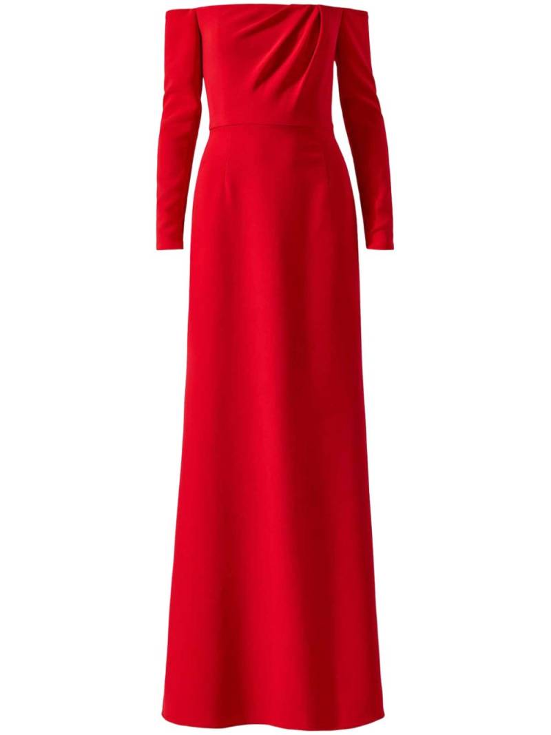 Carolina Herrera off-shoulder draped dress - Red von Carolina Herrera