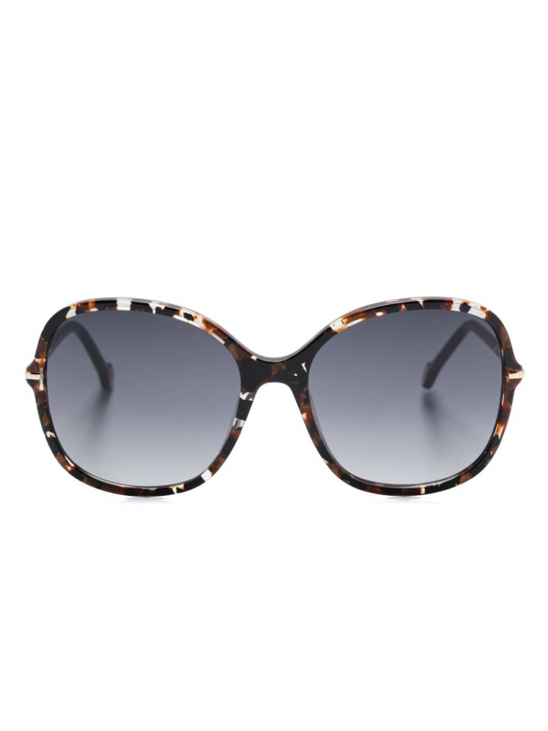 Carolina Herrera oversize-frame sunglasses - Black von Carolina Herrera