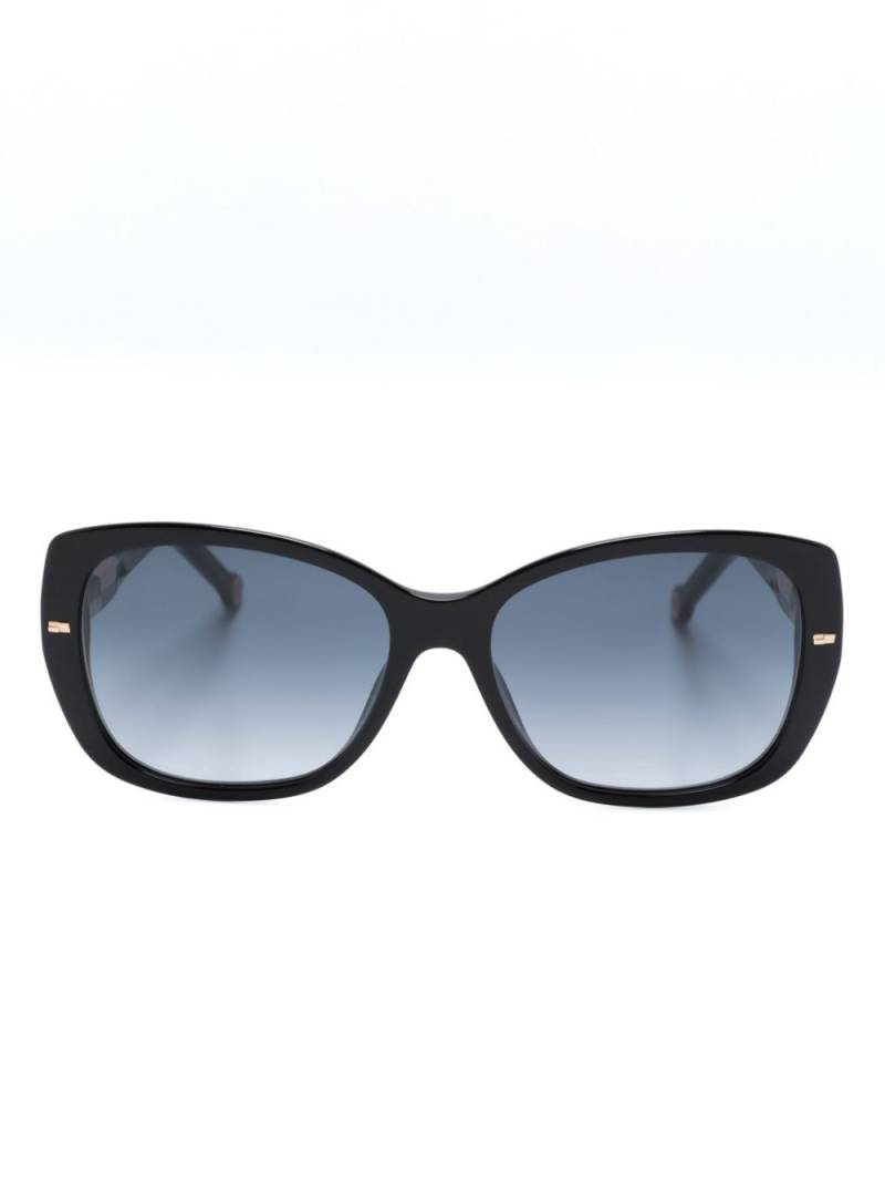 Carolina Herrera oversized-frame gradient sunglasses - Black von Carolina Herrera