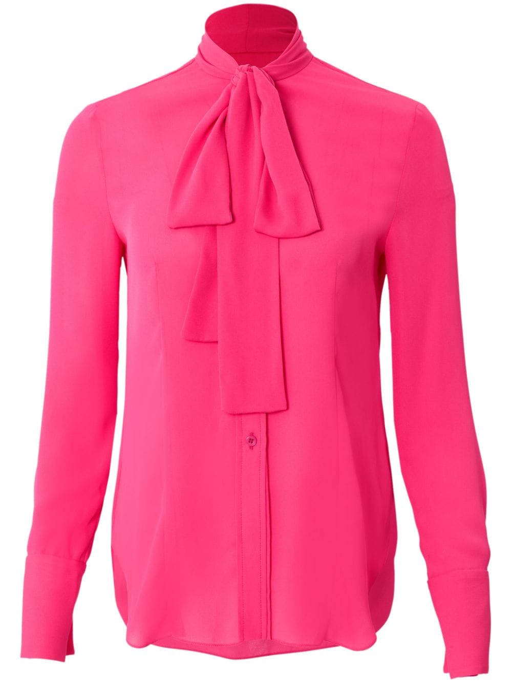 Carolina Herrera pussy bow-collar long-sleeve shirt - Pink von Carolina Herrera