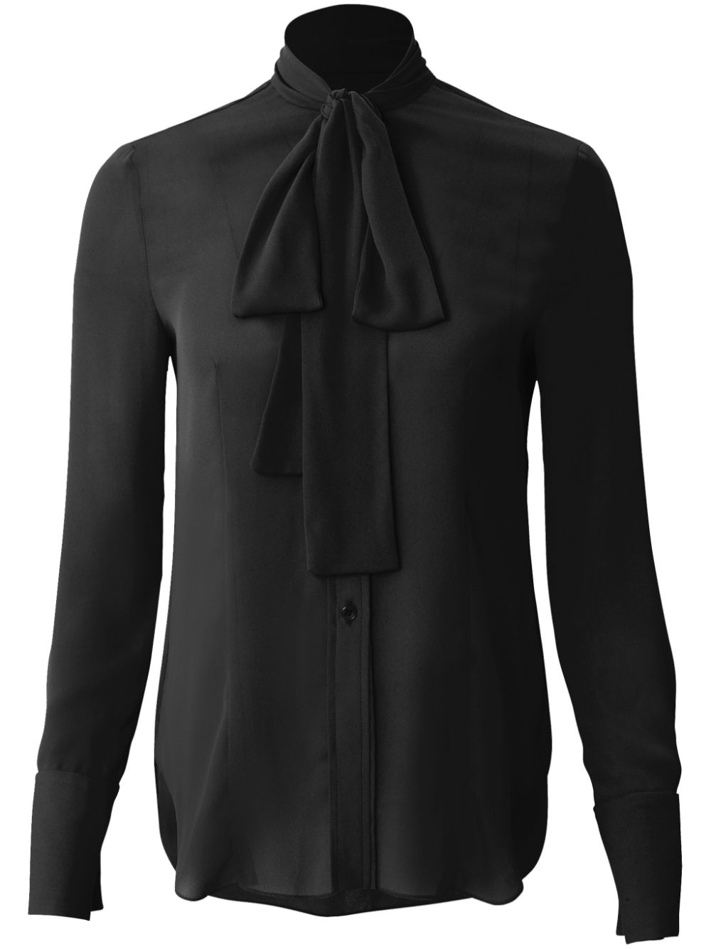 Carolina Herrera pussy-bow georgette blouse - Black von Carolina Herrera