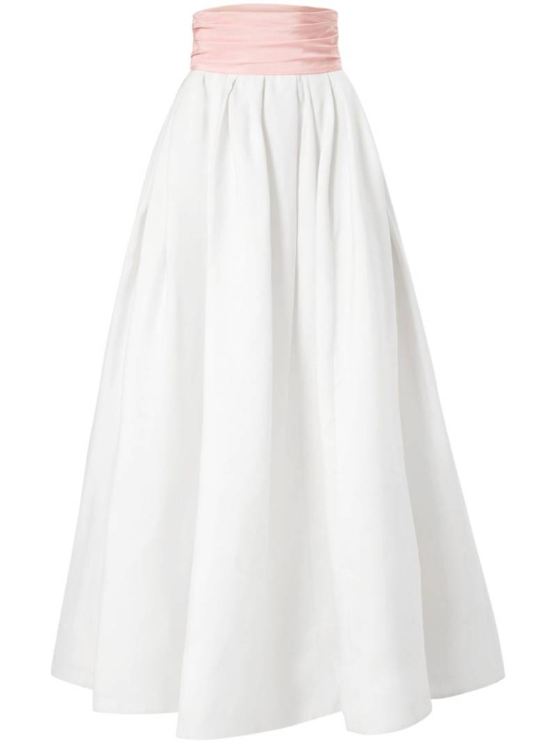 Carolina Herrera sash-detail maxi skirt - White von Carolina Herrera