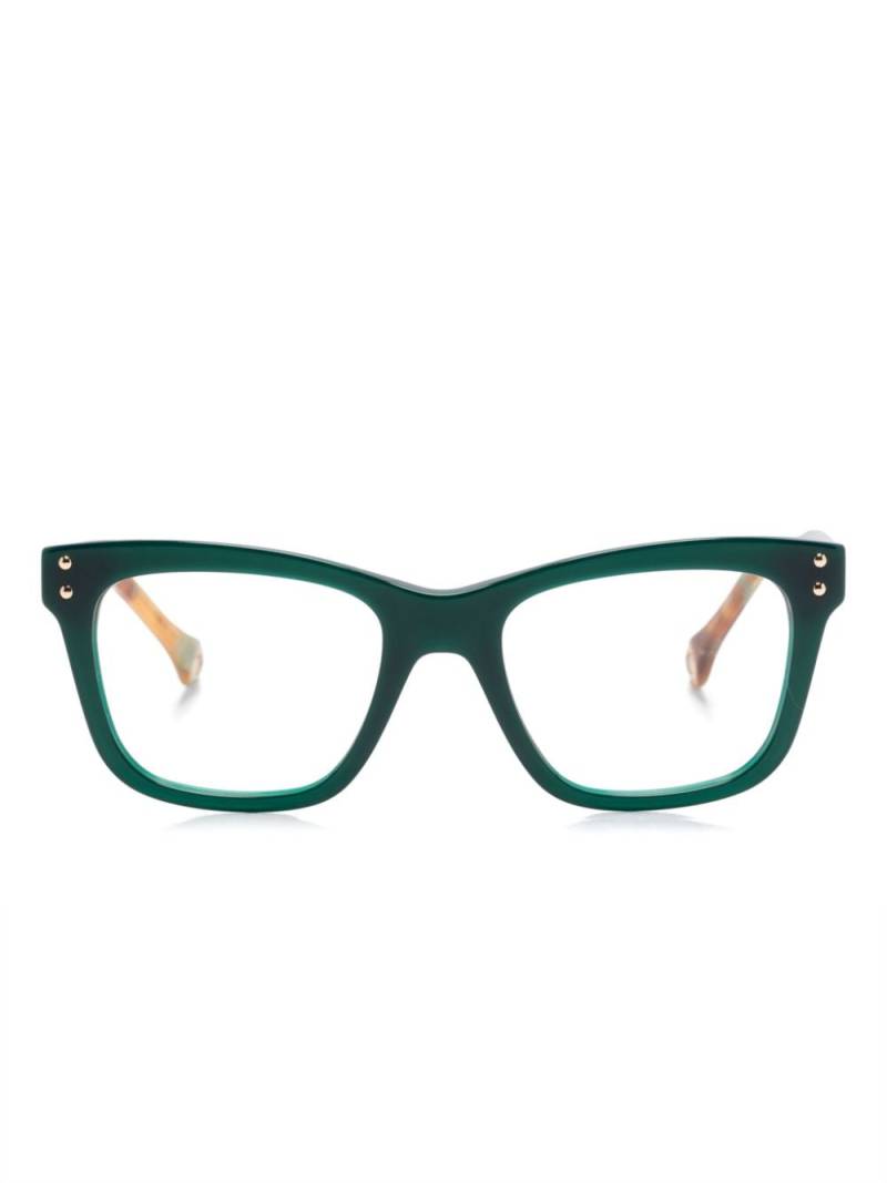 Carolina Herrera square-frame glasses - Green von Carolina Herrera