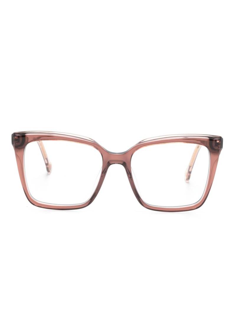 Carolina Herrera square-frame glasses - Neutrals von Carolina Herrera