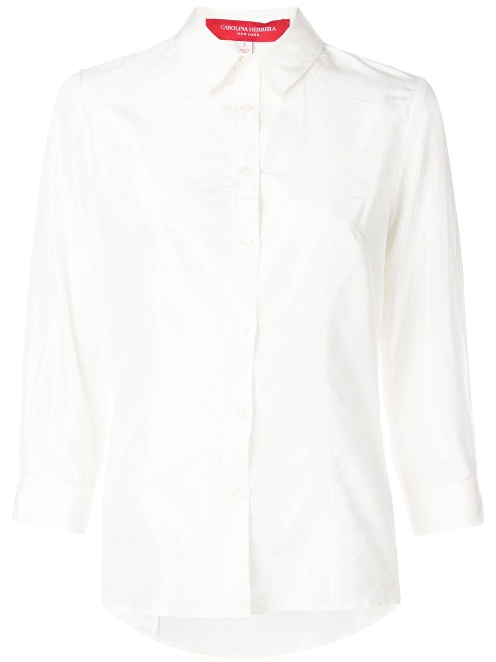 Carolina Herrera three-quarter sleeve shirt - White von Carolina Herrera