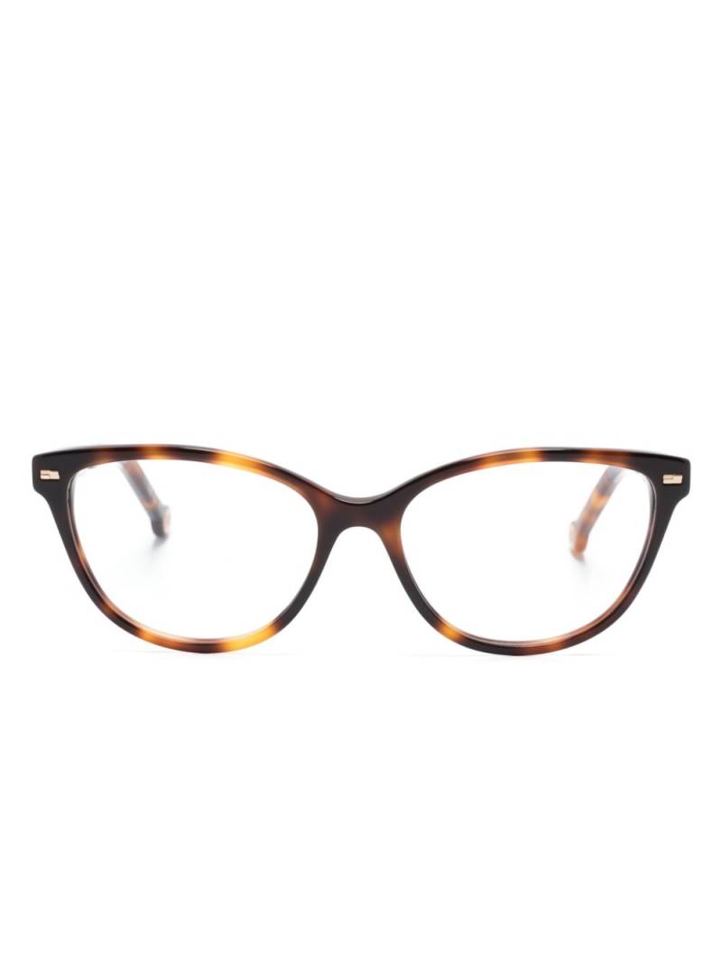 Carolina Herrera tortoiseshell cat-eye glasses - Brown von Carolina Herrera